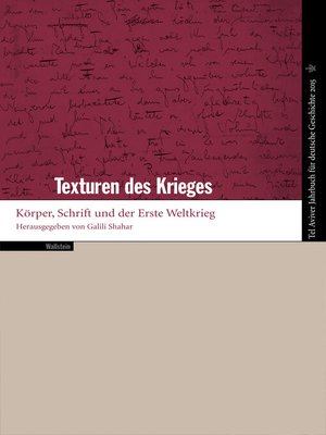 cover image of Texturen des Krieges